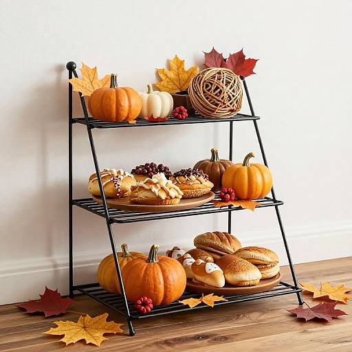 Autumn Styled Baker's Rack