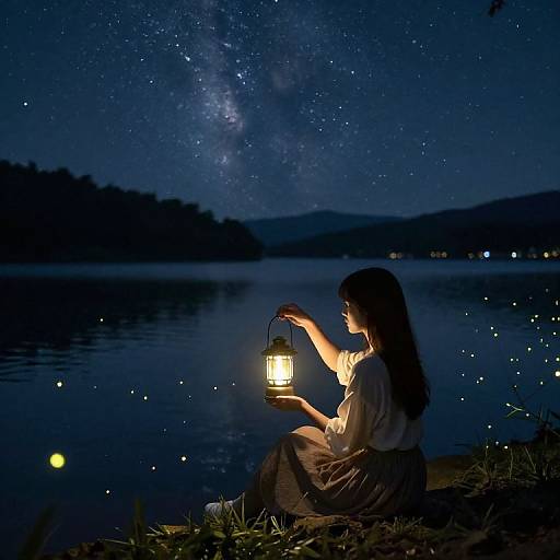 Totsuka by Tranquil Starry Lake