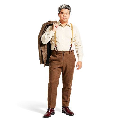 Tweed Professor in Soft Watercolors