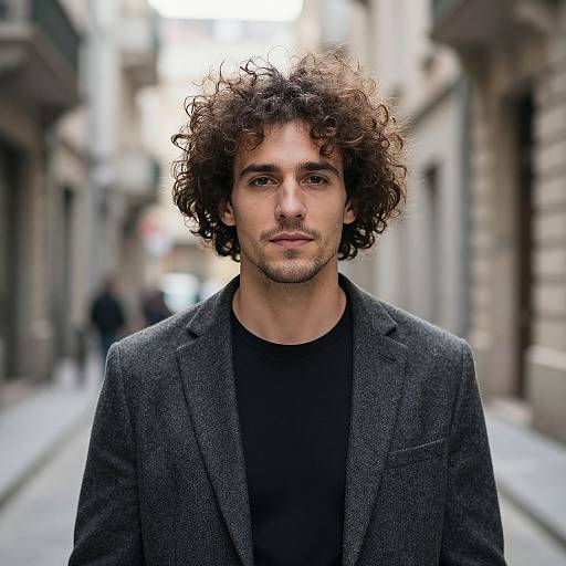 Urban Style European Man Portrait