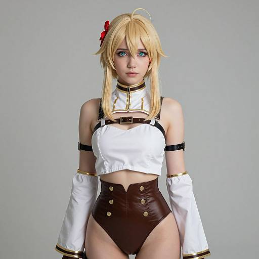 Realistic Tsubasa Hanekawa Cosplay