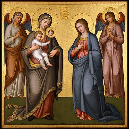 Double-Sided Iconographic Polyptych