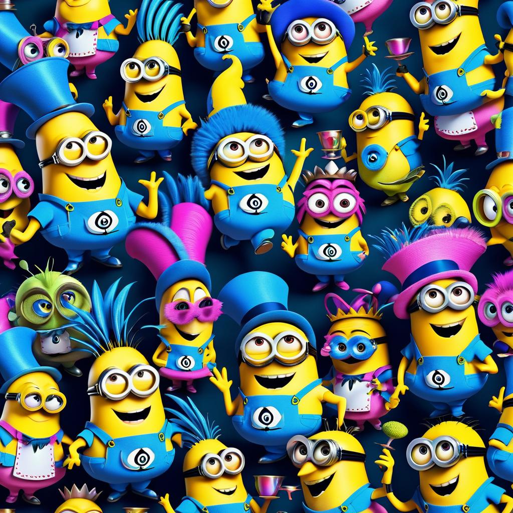 Minions Explore a Whimsical Wonderland