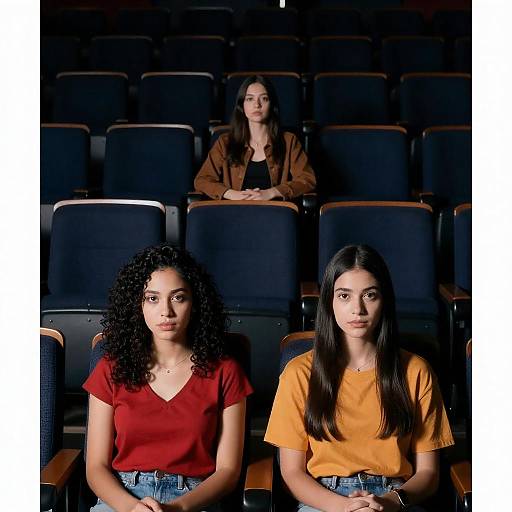 Woman Alone in Upper Row Theater