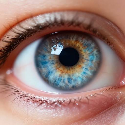 Hyper-Realistic Detailed Eye Close-Up