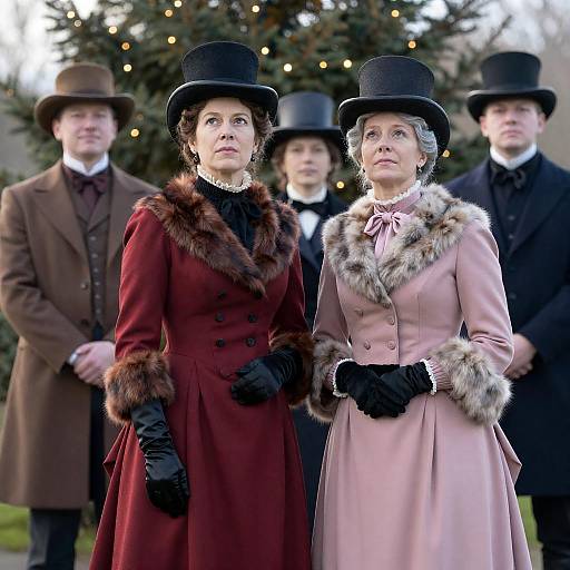 Charming Victorian Christmas Celebration