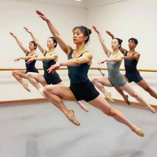 Dynamic Foreshortened Dance Leaps