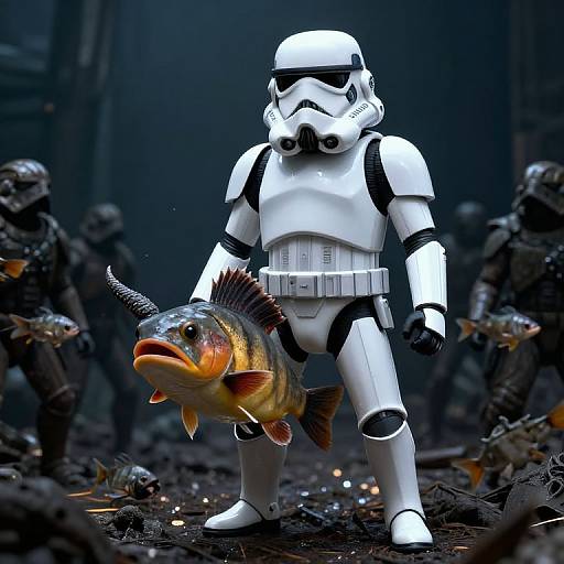 Axolotl Stormtrooper Fish Battle
