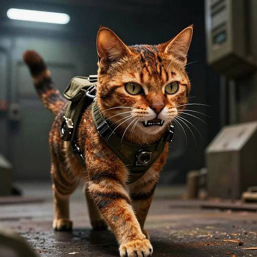 Anthropomorphic Feline Android 18