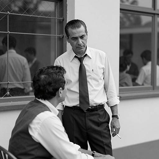 Serious Conversation Behind a Fence