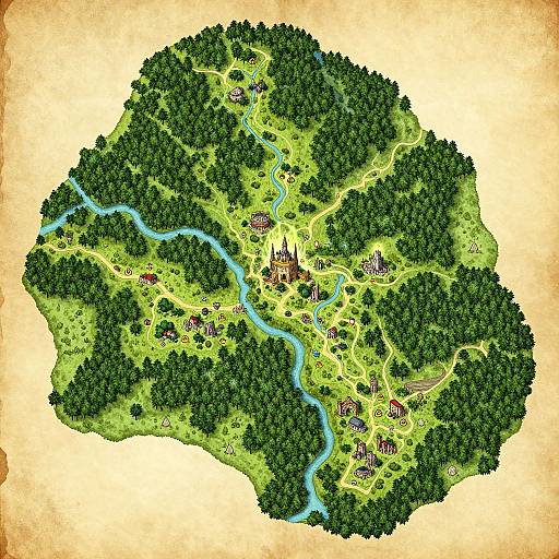 Hand-Drawn Fantasy D&D Map Builder