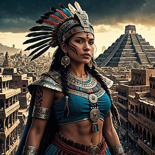 Mayan Warrior Queen — Graphic Novel Cover