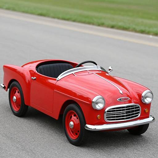Vintage 1955 Red Chevy Pedal Car
