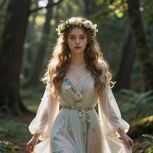 Ethereal Fantasy Forest Portrait