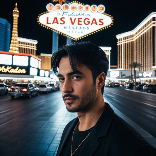 Hyper-Realistic Portrait on Las Vegas Strip