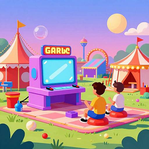 Futuristic Retro Gaming Festival