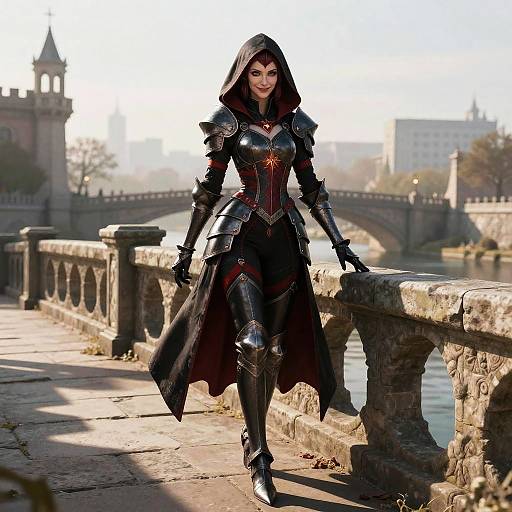 Slender Rogue Queen on Bridge