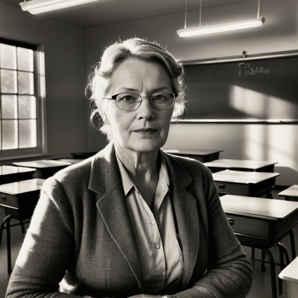 Morning Light Portrait of a Teacher