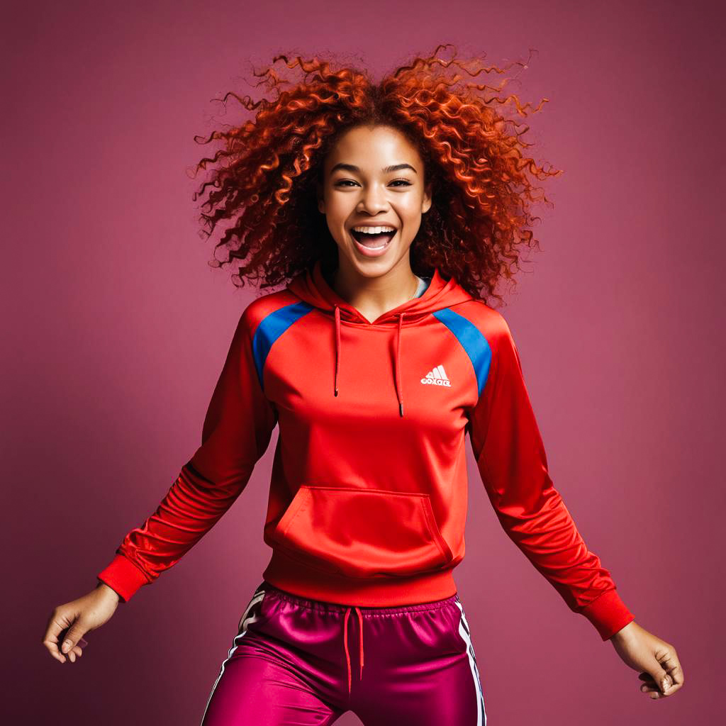 Vibrant Photoshoot of Excited Teen Girl