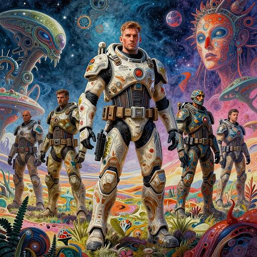 Epic Space Marine Commander Portrait