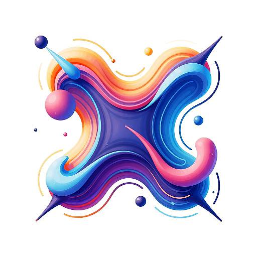 Vibrant Abstract Modern Art