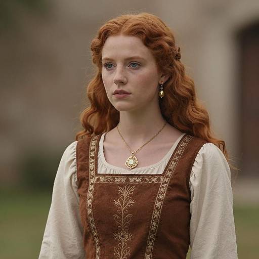 Medieval-Inspired Portrait in Natural Light