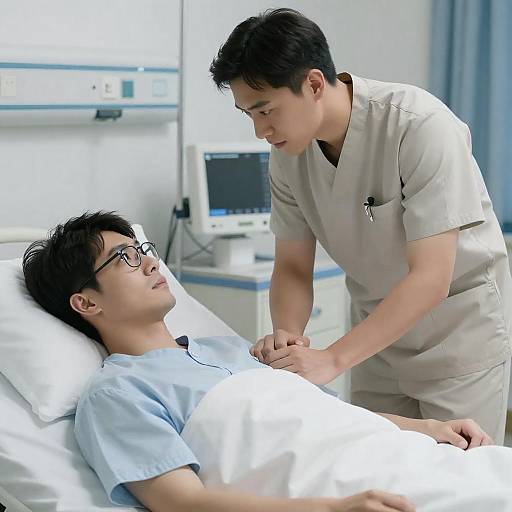 Caring Hospital Encounter in Focus