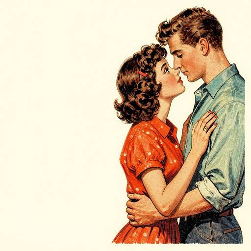 Retro Midcentury Nostalgic Love Ad