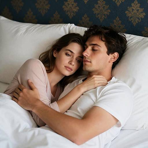 Cozy Embrace in a Dreamy Bedroom