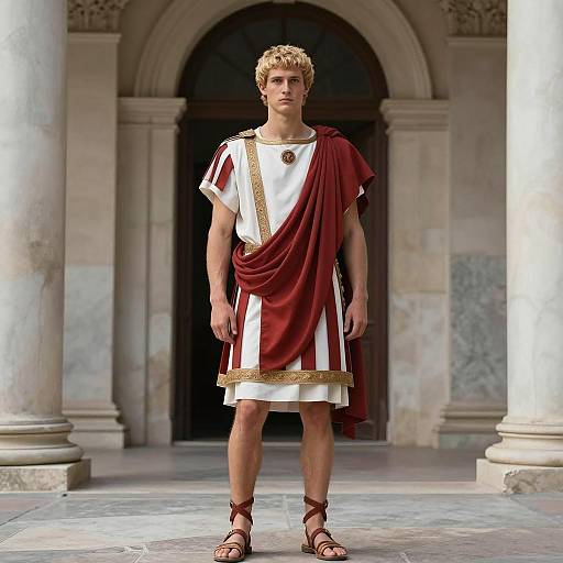 Young Man in Ancient Roman Costume