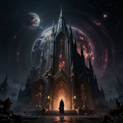 Intricate Occult Sci-Fi Architecture