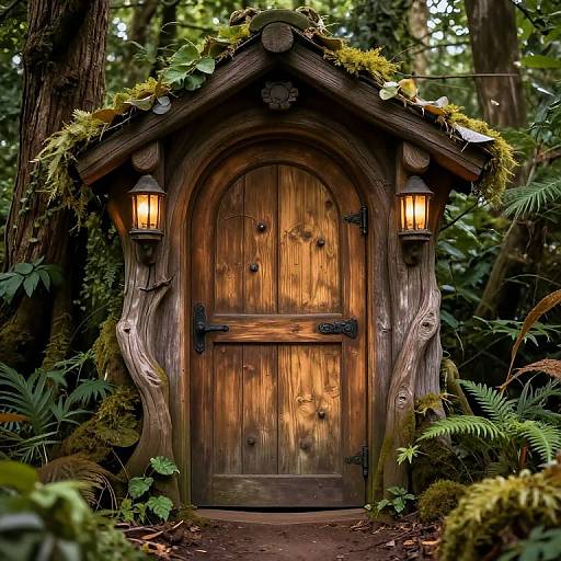 Enchanted Fairy Door in Nature