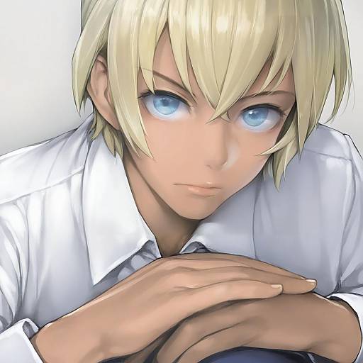 Illustration of Amuro tooru, meitantei conan in the style of Ishikei