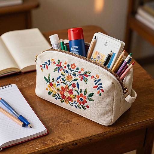 Traditional German Schultuete Still Life