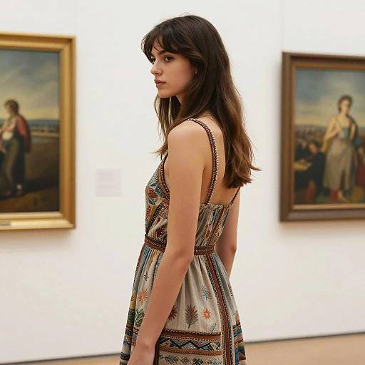 Boho Chic Female Artist Portrait