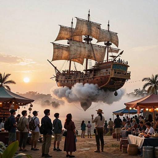 Skyship Captain Teaches Cloud Navigation