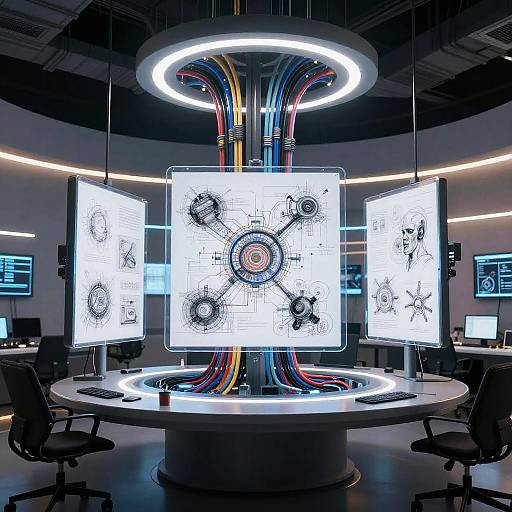 Cyberpunk AI Art Generator Hub