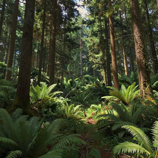 Lush Green Forest Landscape