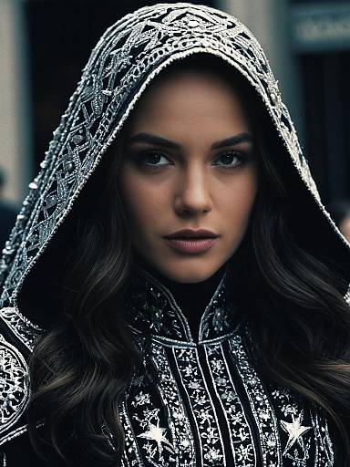 Cinematic Portrait of Woman as Mariah Mallad