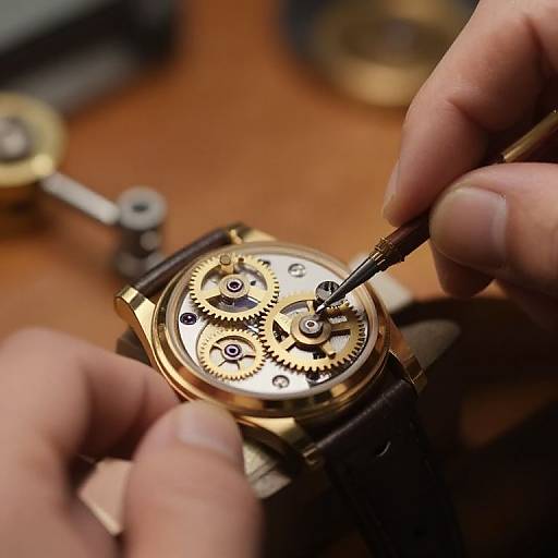 Intricate Classic Watchmaker's Assembly