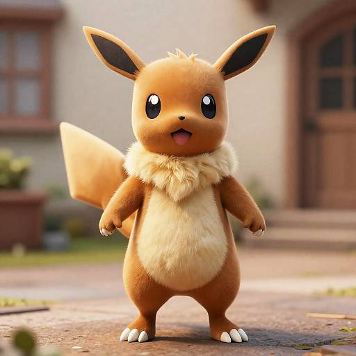 Eevee Standing Outdoors