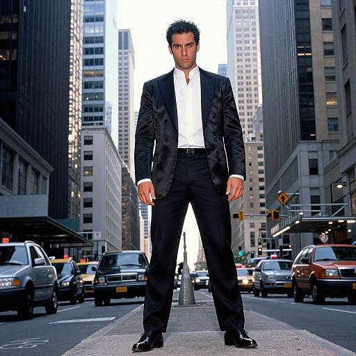 Confident Man in Urban Elegance