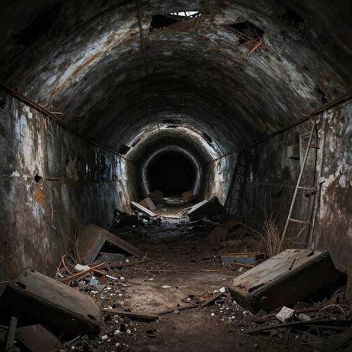 8K Post-Apocalyptic Abandoned Mine Entrance