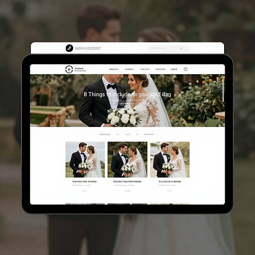 Essential Wedding Website Image Elements