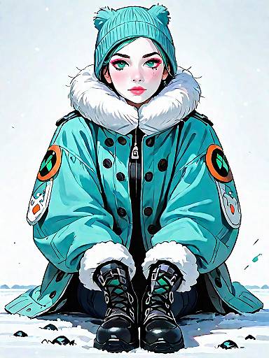 Chic Winter Outfit Photo of a Woman