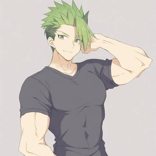 Illustration of Achilles (fate), fate (series) in the style of Satou kibi