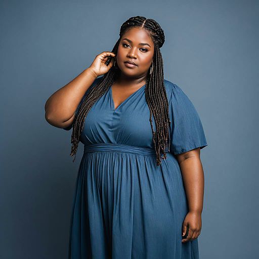 Plus-Size Fashion Editorial Photo Shoot Plus-Size Fashion Editorial Photo Shoot
