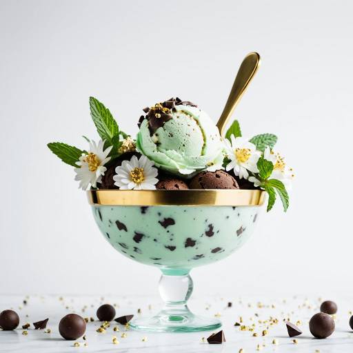 Elegant Mint Chocolate Chip Bouquet