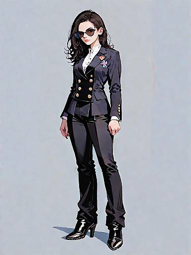 Stylish Business Woman in Chic Blazer