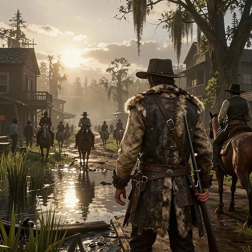 Cinematic Red Dead Redemption 2 Mining Town